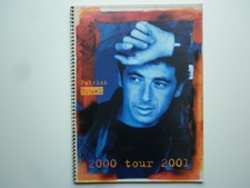 Patrick Bruel programme concert officiel 2000 Tour 2001