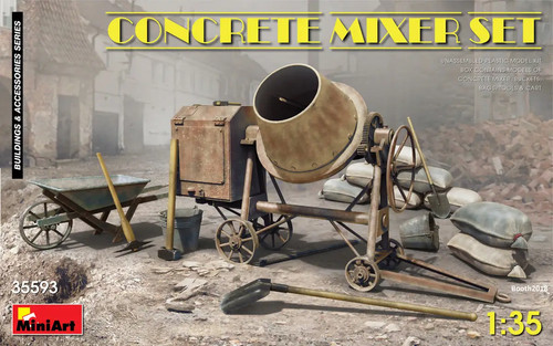 Miniart ensemble bétonnière - ensemble,