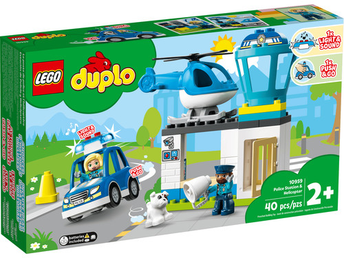 Lego duplo police station - police, &