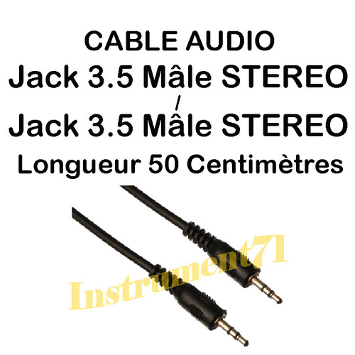 Câble jack 5 stéréo - câble, 3,5