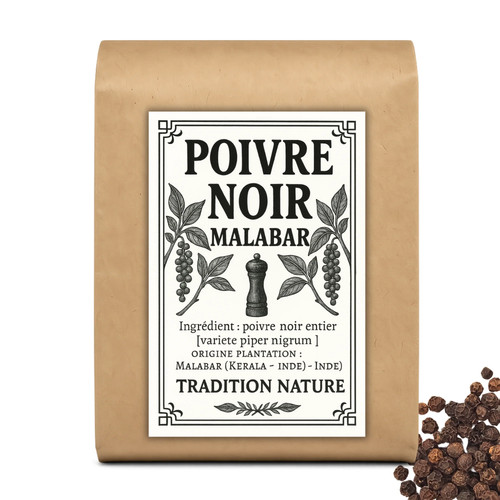 Poivre noir malabar - de,