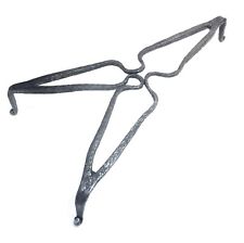 Ancien XVIIIe Support De Fer À Repasser En Fer Forgé Art Populaire Repose Fer 6