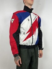 Men's 90s Vintage Dainese Nylon Moto Racing Jacket / Vest Size 48