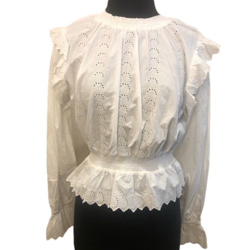 Topshop shirred broderie - shirred,