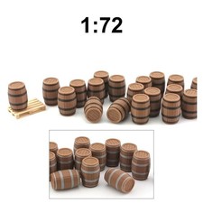 Lot 20 Tonneaux, 1/72 décor miniature maquette chargement marchandises entrepôt