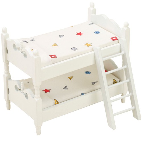 Reusable miniature wooden bunk - miniature,