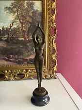 Bronze Vinatge Statue Art Deco Segned D.H Chiparus Figure Starfish Dancer