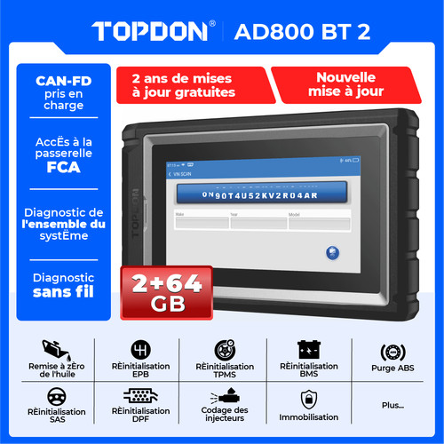 Topdon ad800 valise - 2,
