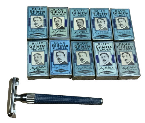 Ancien rasoir avec - ancien, paquets