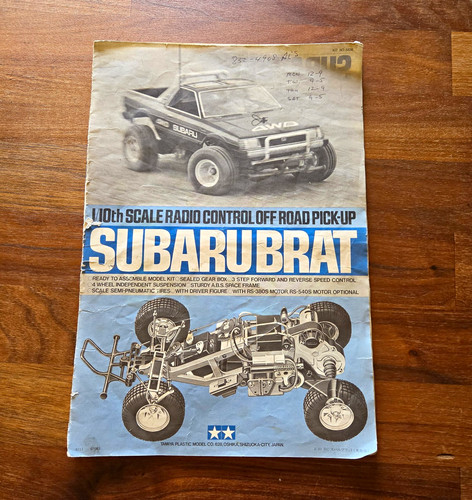 Tamiya subaru brat - tamiya, 5838