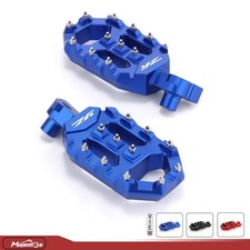 CNC Wide Foot Pegs Footrests For Yamaha YZ85 YZ125 YZ125X YZ250 YZ250FX YZ250F/X