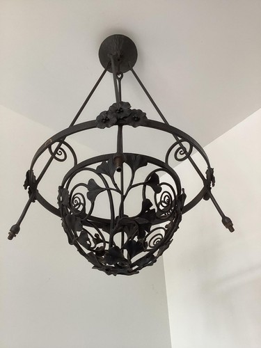 Lustre fer forge edgar - forge,