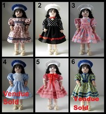 robe poupée ancienne SFBJ Jumeau Kestner Halbig Heubach dress antique doll