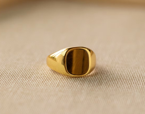 Bague oeil tigre pour - bague, de