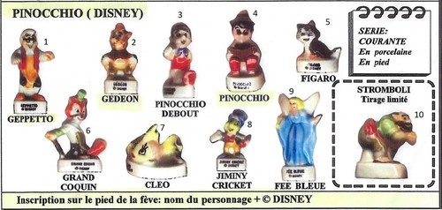 1998 arguydal disney pinocchio - disney,