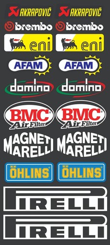 Kit sponsor moto - moto, gp