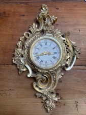 HORLOGE murale dorée