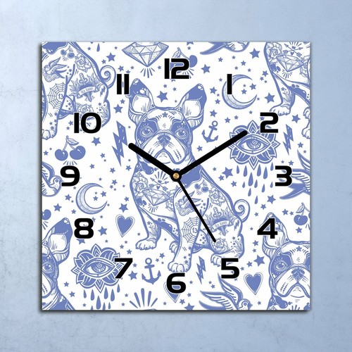Horloge murale verre - murale,
