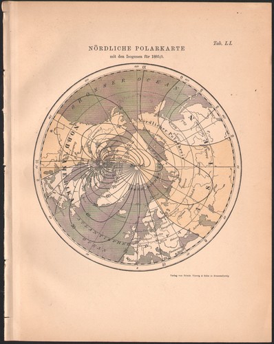 1894 lithographie carte - 1894,