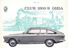 Catalogue Brochure Ghia Fiat