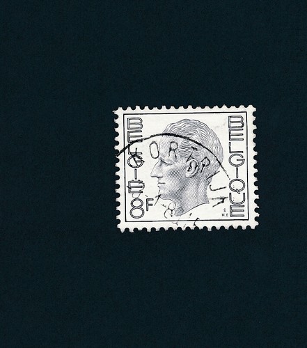 Timbre belgique roi - belgique,, 8f,