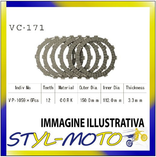 Kit disques embrayage - d'embrayage, en