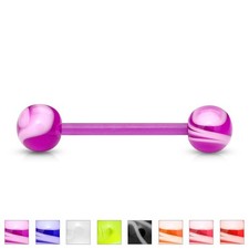 Piercing langue Bioflex Boules