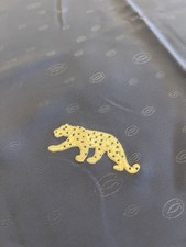 CARTIER FOULARD   SILK SCARF PANTHÈRE BRODÉE