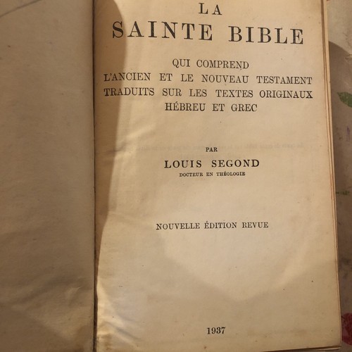 Livre sainte bible - livre,