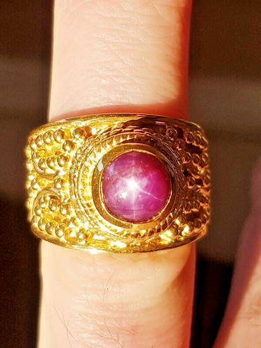 03g rare bague - bague, rubis