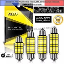 2 AMPOULE LED✅ANTI ERREUR PLAFONNIER PLAQUE IMMATRICULATION COFFRE VOITURE 6000K
