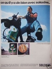 1968 SOLEXINE PRESS AD FOR VELOSOLEX FUEL EXTENDS YOUR ENGINE