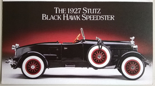 Stutz black hawk speedster - stutz,