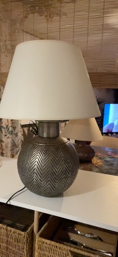 Lampe métal français - métal,
