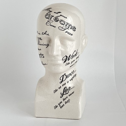 Phrenology head bust - head,