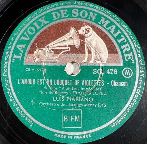 Luis mariano amour - mariano, est