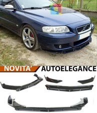 Volvo S60R V70R Séparateur Pare-Choc Noir Poli Look Rs - 3P