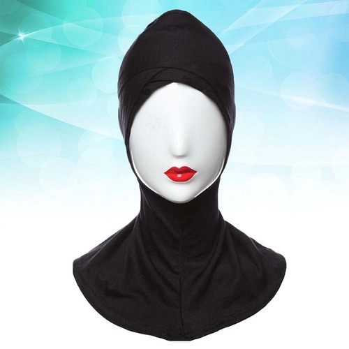 Black muslim hijab cap - muslim,