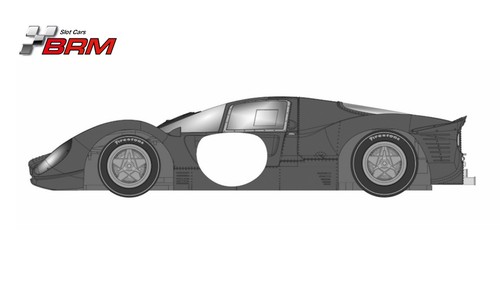 Brm205 voiture slot - 1/24,