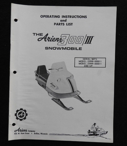1968 ariens 300 iii - 1968,