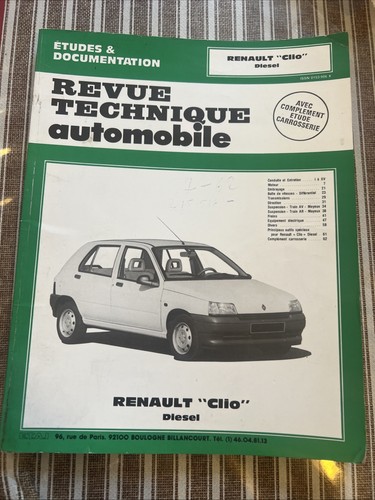 Revue technique renault clio - technique,