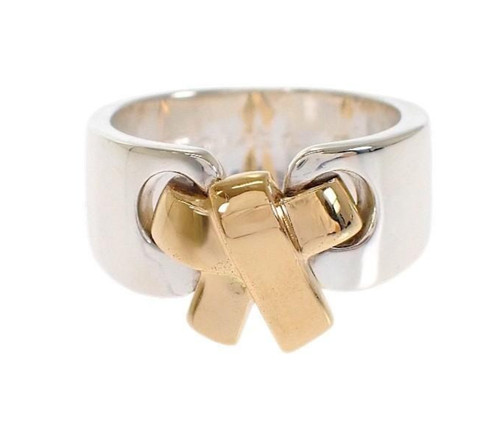 Bague nœud ruban vintage