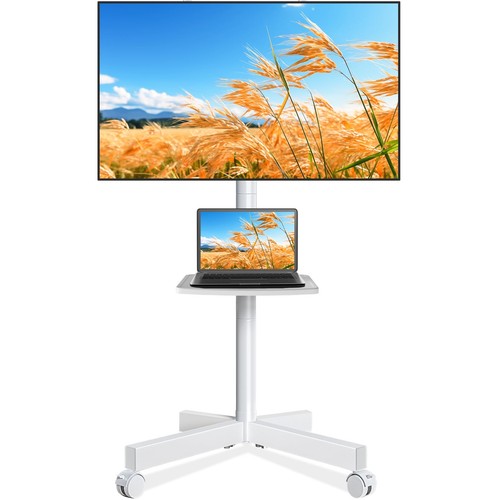 Blanc pied support - pied, tv,