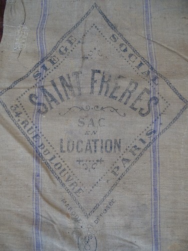 Ancien sac toile jute saint - de,