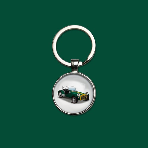 Porte clés lotus - porte-clés, verte