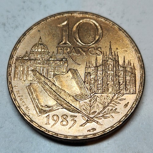 Francs 1983 tanche a - 10,
