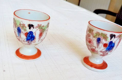 Coquetiers en porcelaine - 2,