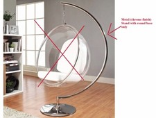 Bubble hanging chair metal