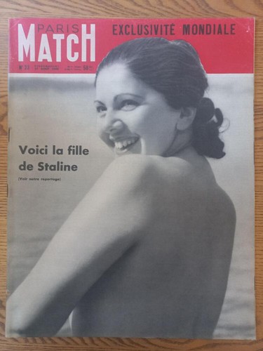 Paris match du - n°, aout