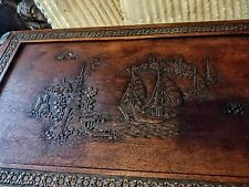 Chinese Hand-carved Kang Opium Bed Coffee Table